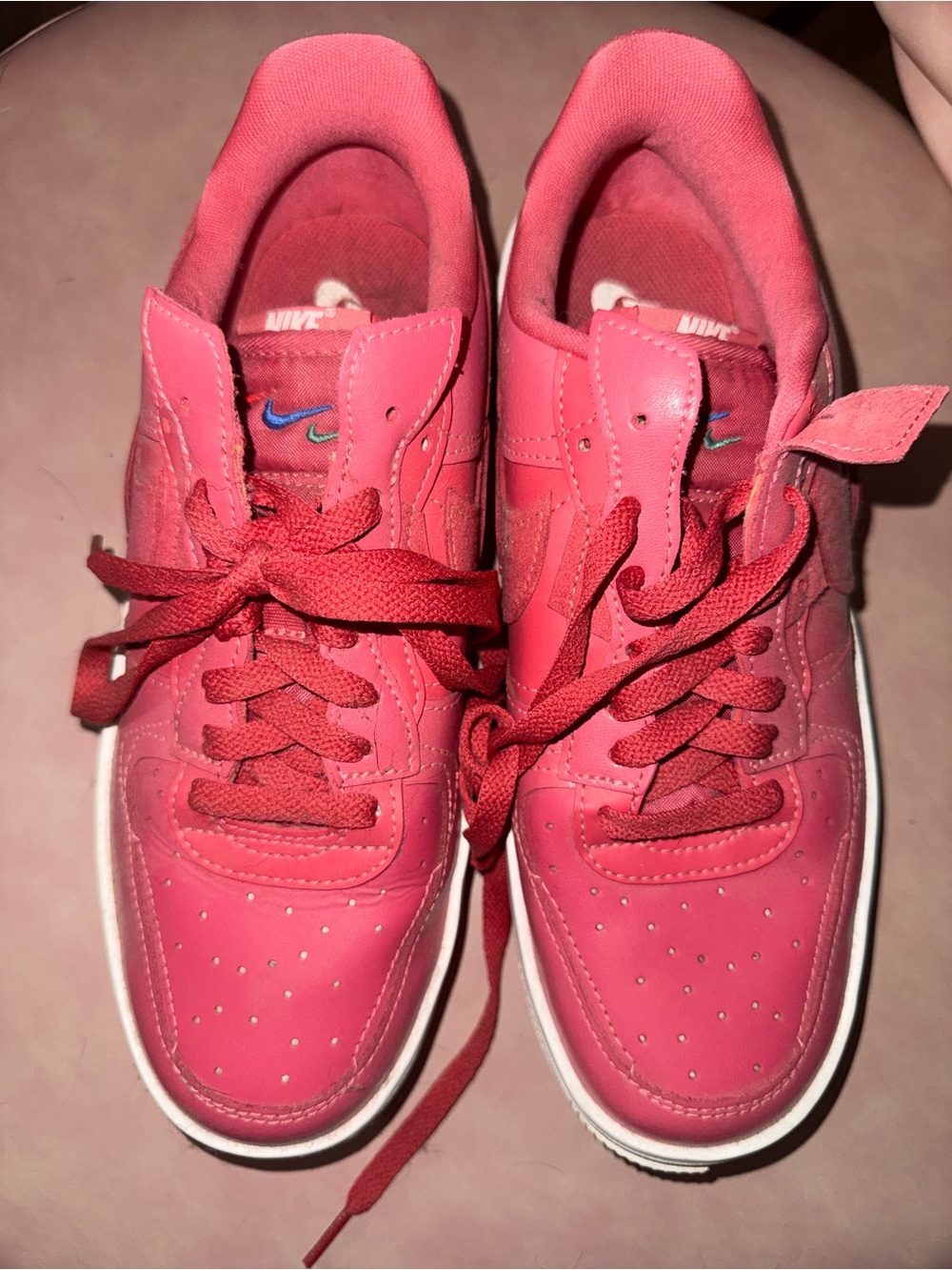 Nike Women's Coral/Pink Low-Top Sneakers